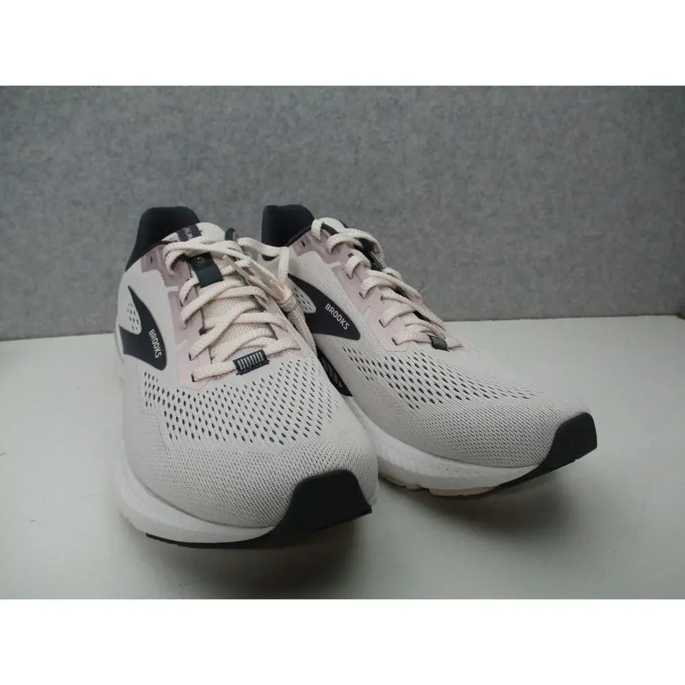 Brooks Womens Launch GTS 8 Gray Pink Primrose Running Shoes Size 11 B